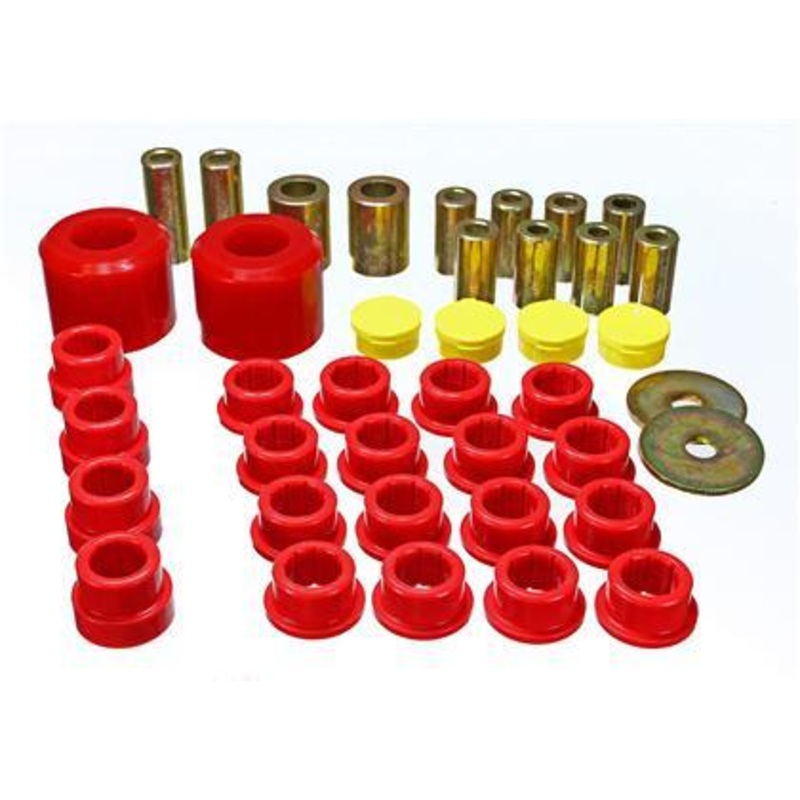 Energy Suspension Red Rear End Control Arm Bushing Set (10-13 Chevy Camaro) 3.3196R