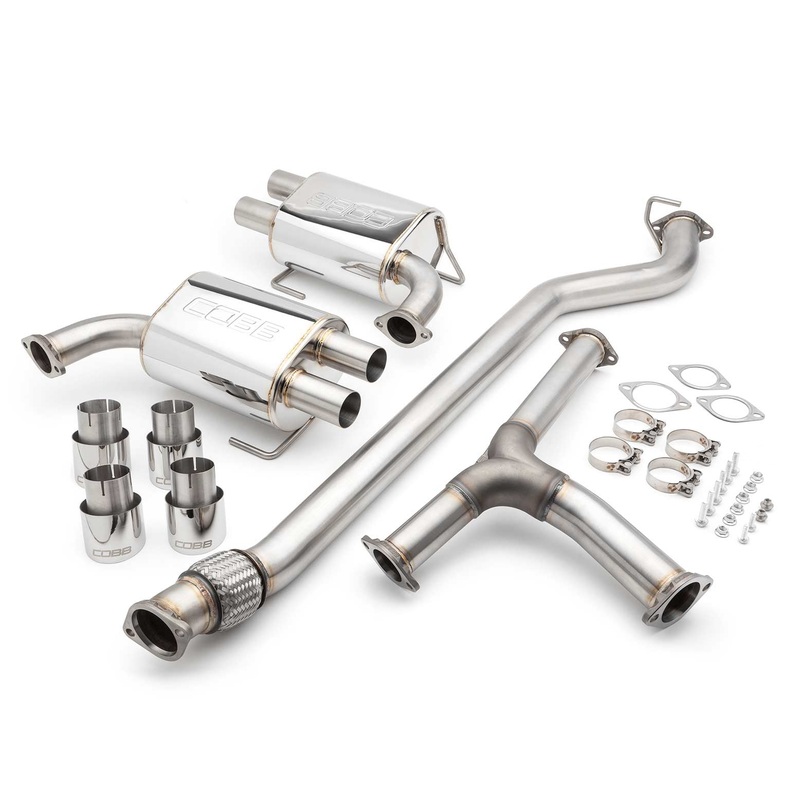 Cobb Tuning Stainless Steel GV/VA Sedan Cat-Back Exhaust | 2011-2021 Subaru WRX/STI (515160)