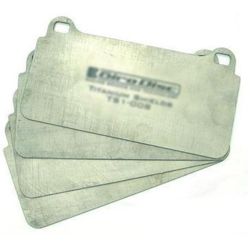 Girodisc Front Titanium Pad Shields | 2004-2007 Subaru Impreza STI (TS1-1001)