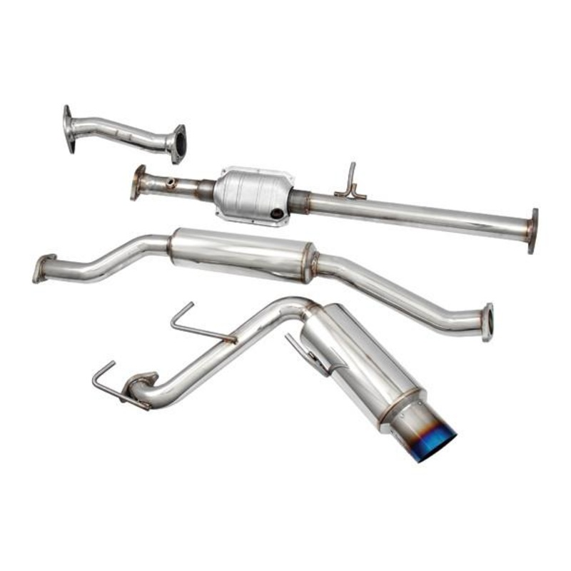 Injen 60mm Cat-Back Exhaust w/ Titanium Tip | 2008-2011 Mitsubishi Lancer NA 4cyl 2.0L/2.4L (SES1835TT-1)