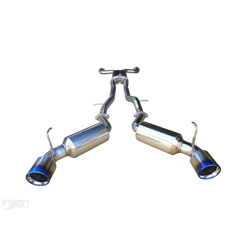 Injen Dual 60mm SS Cat-Back Exhaust w/ Built In Resonated X-Pipe | 2003-2008 Nissan 350Z (SES1987TT)