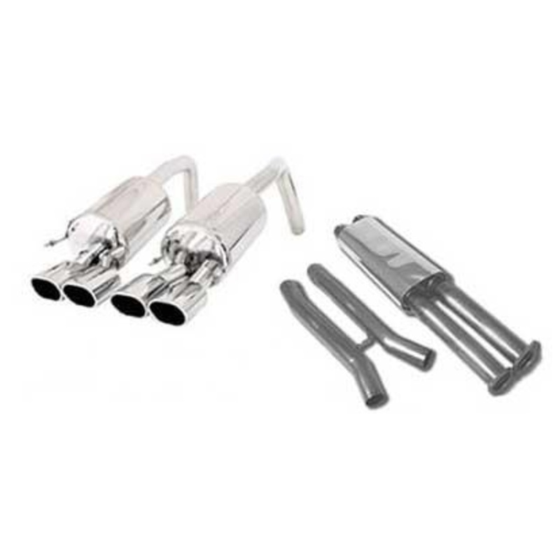 B&B Exhaust "Route 66" Axle-back Exhaust (Corvette C6)