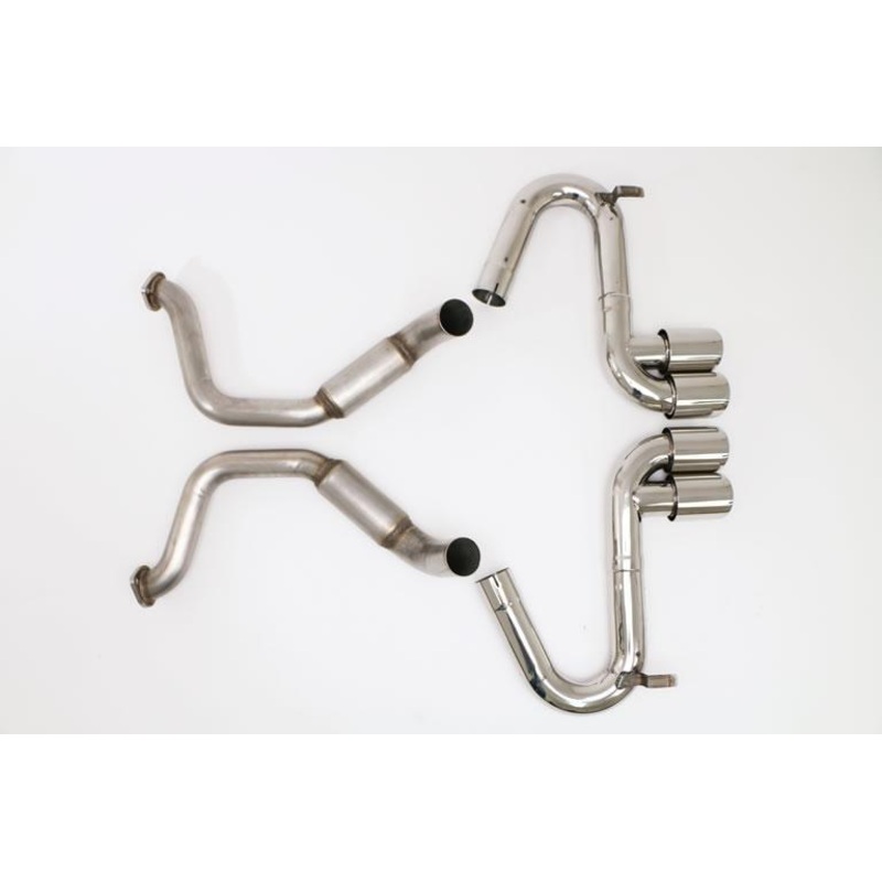 Billy Boat 'Bullet' Axle-Back Exhaust System | 1997-2004 Chevrolet Corvette C5 (FCOR-0100)