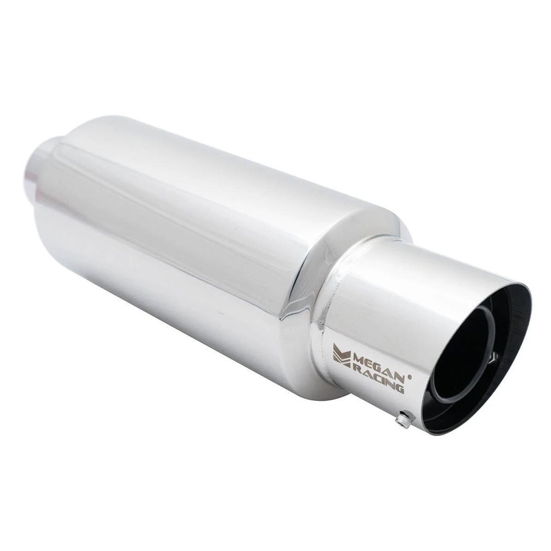 Megan Racing Universal Muffler | Stainless Steel w/ 4.5" Tip (MR-MU-GT)