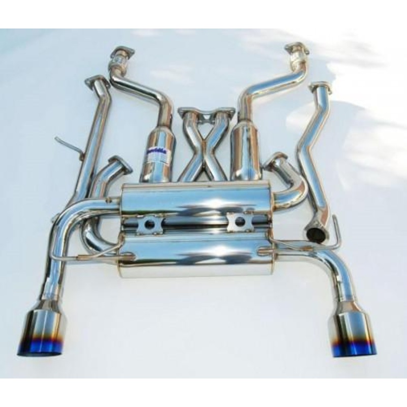 Invidia Gemini Cat-Back Exhaust System - Titanium Tip | 2003-2007 Nissan 350Z (HS02N3ZGIT)