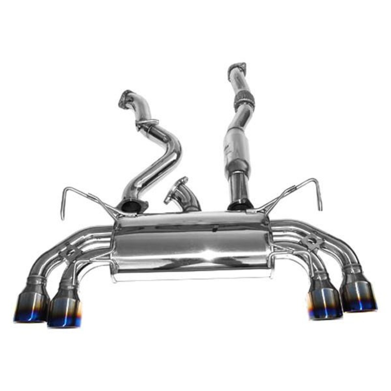 Invidia Q300 Stainless Steel Dual Cat-Back Exhaust System | 2008-2014 Subaru STi & 2011-2014 Subaru WRX Hatchback (HS08STIG3T)