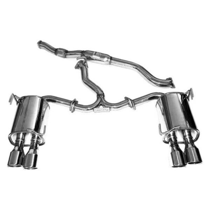 Invidia Q300 Stainless Steel Dual Cat-Back Exhaust System | 2011-2014 Subaru Impreza WRX/STi (HS11STIG3S)