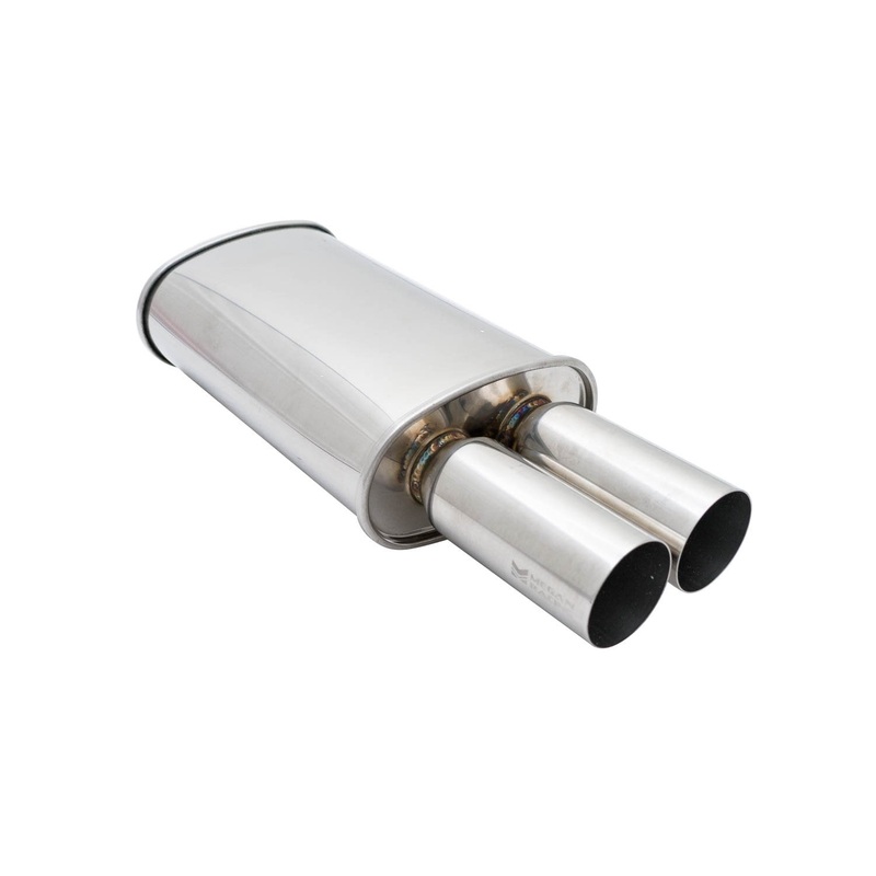 Megan Racing Universal Muffler Dual Chrome Tips (MR-MU-MDT)