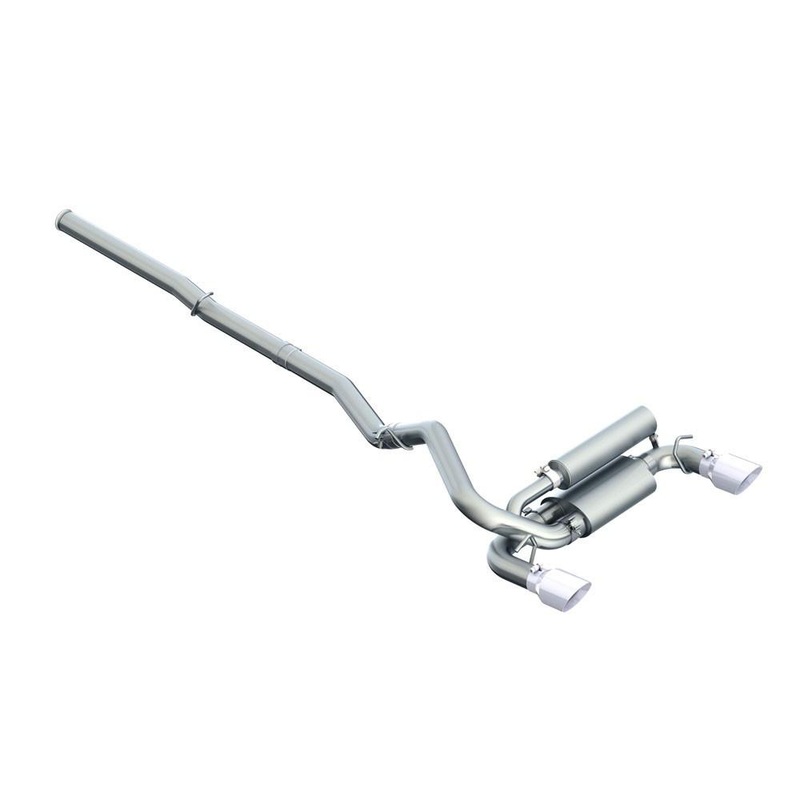 MBRP Installer Series Aluminized Cat-Back Exhaust System | 2016-2017 Ford Focus RS (S4203AL)