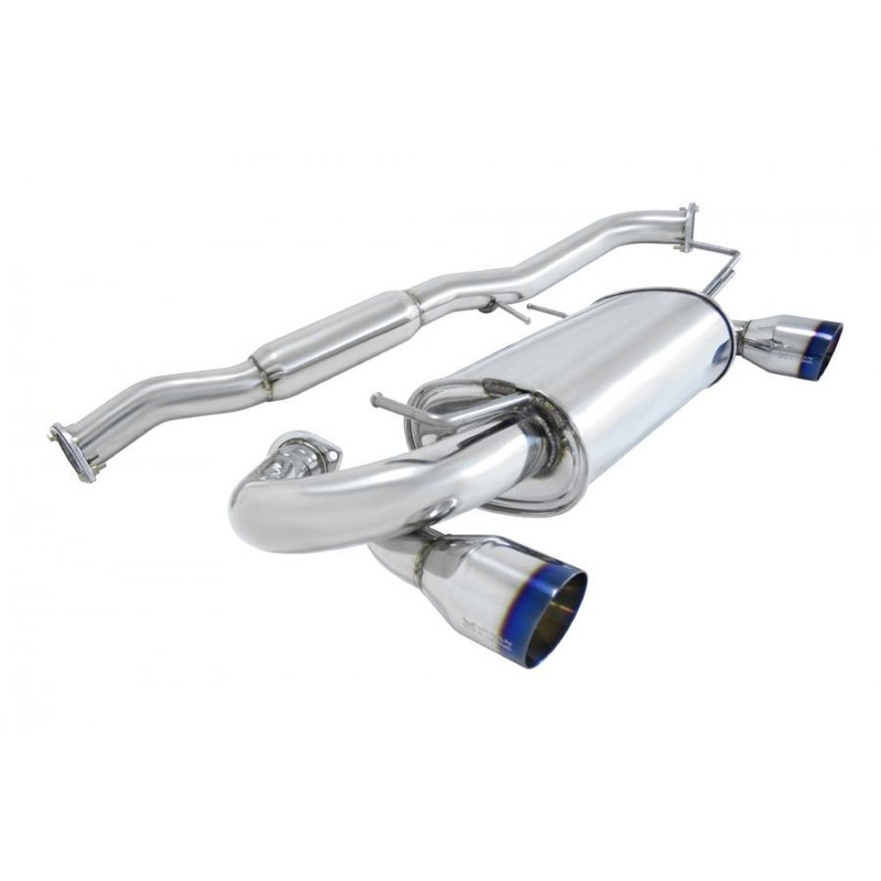 Megan Racing OE-RS Cat Back - Burnt Rolled Tips | 2003-2009 Nissan 350Z (MR-CBS-350Z-VO)
