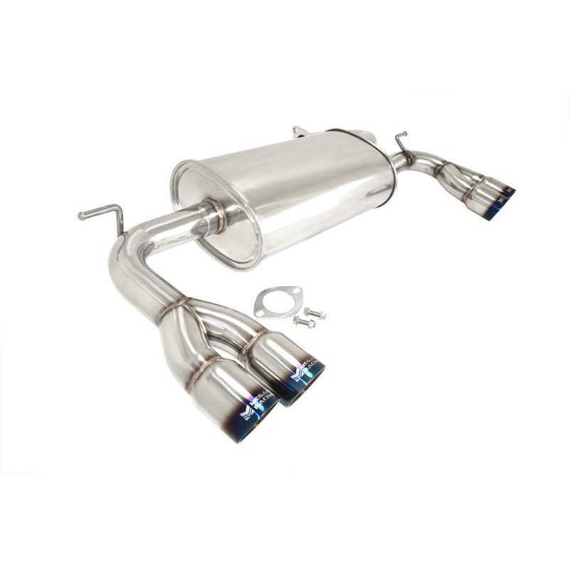 Megan Racing SS Axle Back - Burnt Rolled Tips | 2009-2012 Hyundai Genesis Coupe 2.0T/V6 (MR-ABE-HG09-VO)