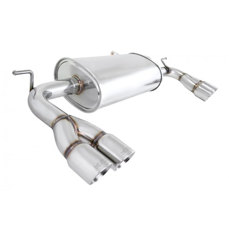 Megan Racing SS Axle Back - Rolled Tips | 2009-2012 Hyundai Genesis Coupe 2.0T/V6 (MR-ABE-HG09-SRT)