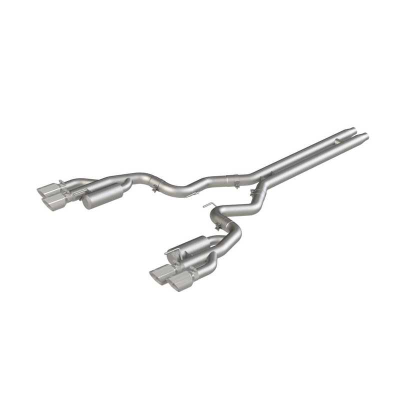 MBRP Installer Series 3" Cat-Back Exhaust System | 2018-2023 Ford Mustang GT (S7207AL)