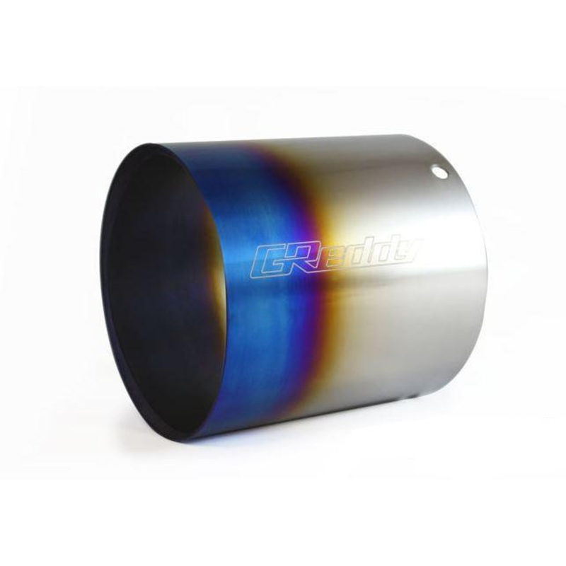 GReddy Revolution RS Titanium Exhaust Tip - 115mm Diameter/120mm Length (11001145)