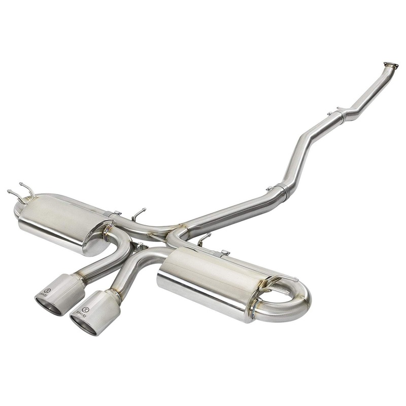 aFe Takeda 3" to 2-1/2" 304SS Cat-Back Exhaust | 2017-2021 Honda Civic Si Coupe (49-36618)