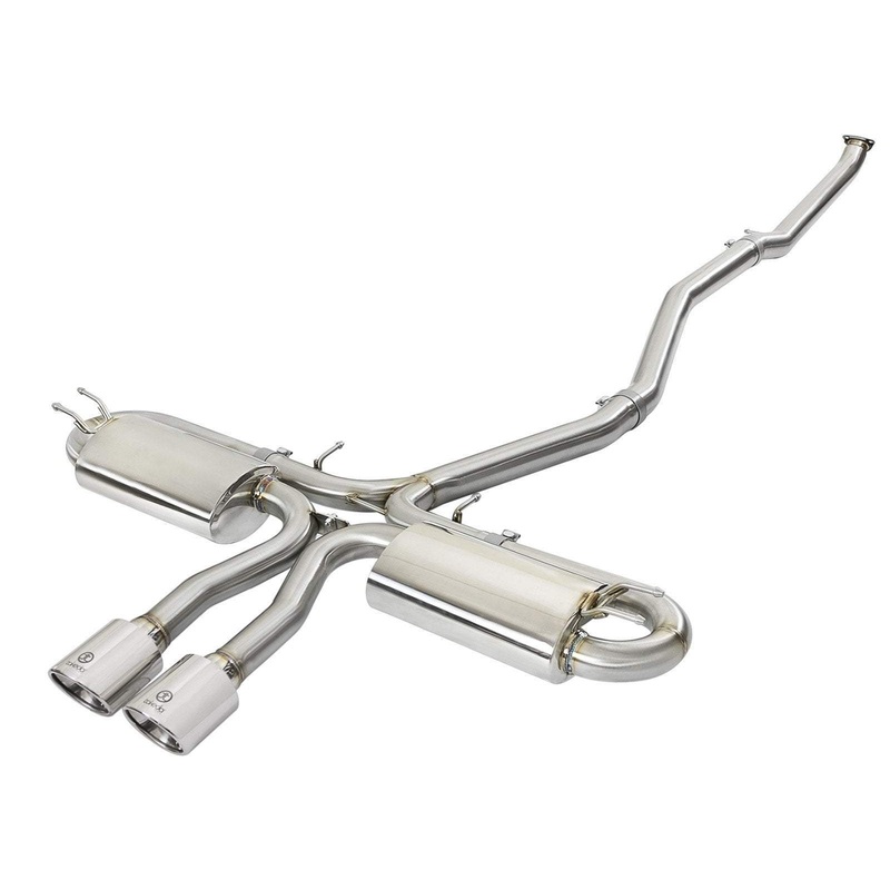 aFe Takeda 3" to 2-1/2" 304SS Cat-Back Exhaust | 2017-2021 Honda Civic Si Sedan (49-36621)