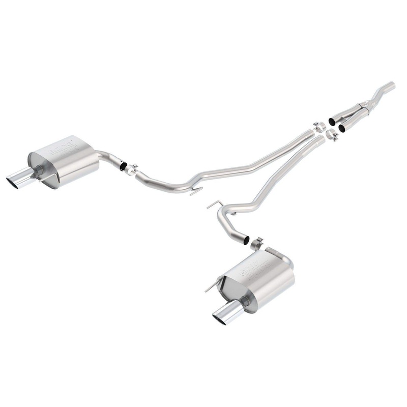 Borla ATAK Cat-Back Exhaust | 2015-2021 Ford Mustang Ecoboost Coupe (140585)
