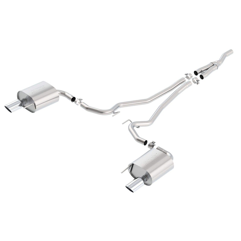 Borla S-Type Cat-Back Exhaust | 2015-2022 Ford Mustang Ecoboost (140584)
